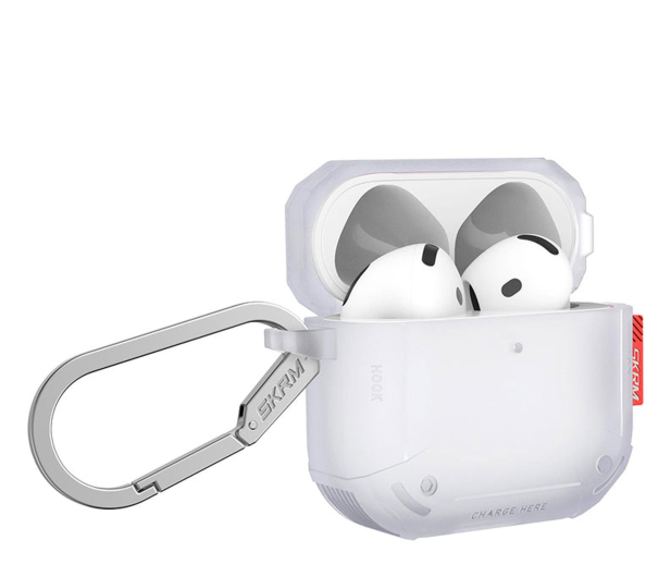 Skinarma Etui Mecha CE do AirPods 4 frost - 1349114 - zdjęcie 3
